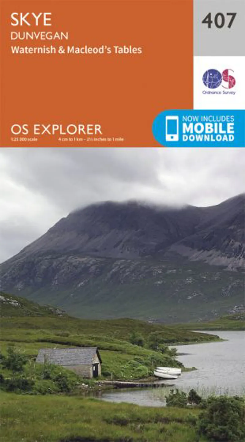 OS Explorer Map 407 - Skye - Dunvegan